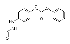PHENYLN-(4-(2-FORMYLHYDRAZINO)PHENYL)CARBAMATE结构式