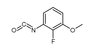 2-fluoro-3-methoxyphenyl isocyanate Structure