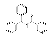 N-benzhydrylpyridine-3-carboxamide Structure