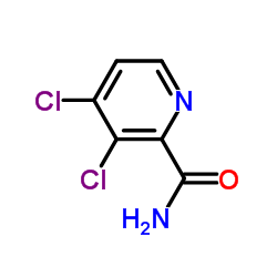 3,4-Dichloro-2-pyridinecarboxamide Structure