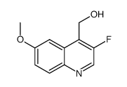 (3-fluoro-6-methoxy-quinolin-4-yl)-methanol结构式