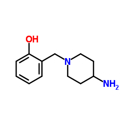 2-[(4-Amino-1-piperidinyl)methyl]phenol结构式