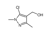 (5-chloro-1,3-dimethyl-1H-pyrazol-4-yl)methanol Structure