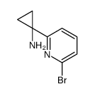 1-(6-bromopyridin-2-yl)cyclopropan-1-amine结构式