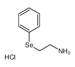 2-phenylselanylethanamine,hydrochloride结构式