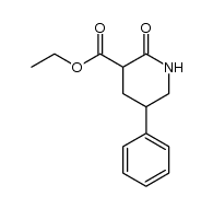 2-oxo-5-phenyl-piperidine-3-carboxylic acid ethyl ester结构式