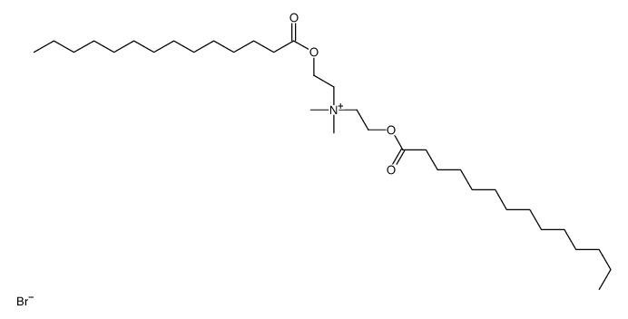 dimethyl-bis(2-tetradecanoyloxyethyl)azanium,bromide结构式