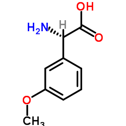 (2S)-Amino(3-methoxyphenyl)acetic acid structure