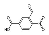 3-formyl-4-nitrobenzoic acid结构式