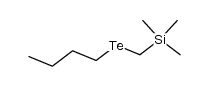 ((butyltellanyl)methyl)trimethylsilane Structure