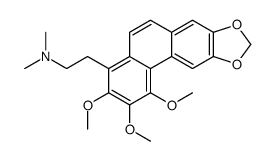 N,N-dimethyl-2-(1,2,3-trimethoxynaphtho[2,1-f][1,3]benzodioxol-4-yl)ethanamine Structure