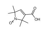 3-CARBOXY-2,2,5,5-TETRAMETHYL-3-PYRROLIN-1-YLOXY, FREE RADICAL结构式