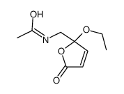 N-[(2-ethoxy-5-oxofuran-2-yl)methyl]acetamide Structure