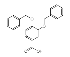 4,5-bis(phenylmethoxy)pyridine-2-carboxylic acid Structure