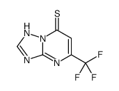 5-(trifluoromethyl)-1H-[1,2,4]triazolo[1,5-a]pyrimidine-7-thione结构式