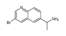 1-(3-bromoquinolin-6-yl)ethanamine结构式