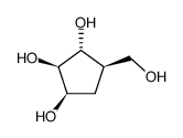 carba-β-D-arabinofuranose结构式