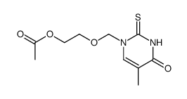 1-((2-acetoxyethoxy)methyl)-2-thiothymine结构式