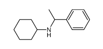 N-(1-phenylethyl)cyclohexanamine结构式