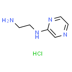 N1-(Pyrazin-2-yl)ethane-1,2-diamine hydrochloride Structure