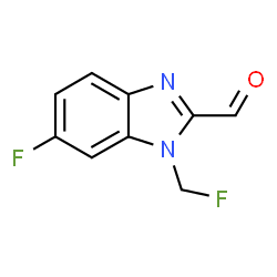 1H-Benzimidazole-2-carboxaldehyde,6-fluoro-1-(fluoromethyl)-(9CI) picture