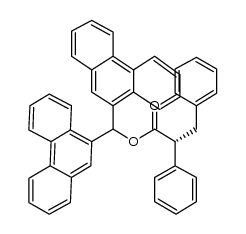 di(9-phenanthryl)methyl (R)-2,3-diphenylpropanoate结构式