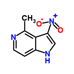 4-Methyl-3-nitro-5-azaindole Structure