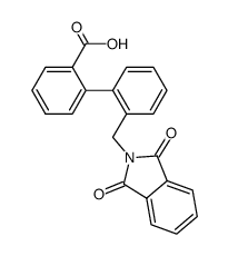2'-(phthalimidomethyl)biphenyl-2-carboxylic acid Structure