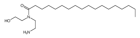 N-(2-aminoethyl)-N-(2-hydroxyethyl)stearamide结构式