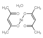 Nickel,bis(2,4-pentanedionato-kO,kO')-, hydrate, (SP-4-1)- (9CI) structure