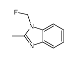 1-(Fluoromethyl)-2-methyl-1H-benzimidazole Structure