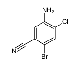 5-Amino-2-bromo-4-chlorobenzonitrile structure