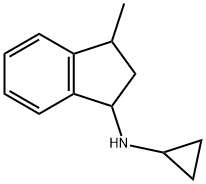 Cyclopropyl-(3-methyl-indan-1-yl)-amine结构式