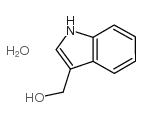 1H-Indole-3-methanol,hydrate (1:?)结构式