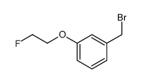 1-(bromomethyl)-3-(2-fluoroethoxy)benzene Structure