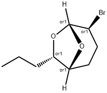 6,8-Dioxabicyclo3.2.1octane, 4-bromo-7-propyl-, (4-exo,7-endo)-结构式