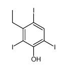 3-ethyl-2,4,6-triiodophenol结构式