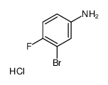 1-Amino-3-bromo-4-fluorobenzene hydrochloride Structure