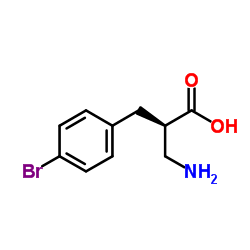(2R)-3-Amino-2-(4-bromobenzyl)propanoic acid structure