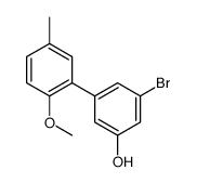 3-bromo-5-(2-methoxy-5-methylphenyl)phenol Structure