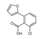 2-chloro-6-(furan-2-yl)benzoic acid结构式