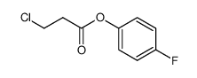 4'-fluorophenyl-3-chloropropionate结构式