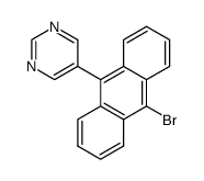 5-(10-bromoanthracene-9-yl)pyrimidine结构式