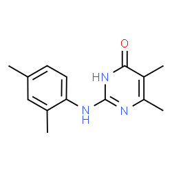 2-[(2,4-Dimethylphenyl)amino]-5,6-dimethylpyrimidin-4(3H)-one Structure