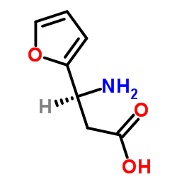 (3S)-3-Amino-3-(2-furyl)propanoic acid结构式