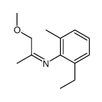 N-(2-ethyl-6-methylphenyl)-1-methoxypropan-2-imine结构式