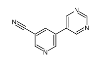 5-pyrimidin-5-ylpyridine-3-carbonitrile Structure