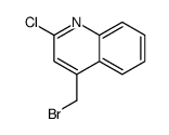 4-(Bromomethyl)-2-chloroquinoline结构式