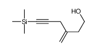 3-methylidene-6-trimethylsilylhex-5-yn-1-ol结构式