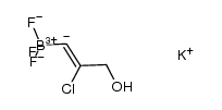 potassium (1Z)-2-chloro-3-hydroxy-1-propenyltrifluoroborate结构式